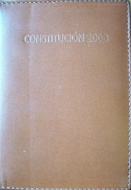 Constitución de la República del Ecuador : [2008]
