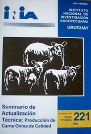 Seminario de Actualización Técnica : Producción de Carne Ovina de Calidad