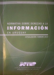 Normativa sobre derecho a la información en Uruguay