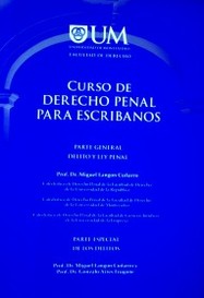 Curso de Derecho Penal para escribanos