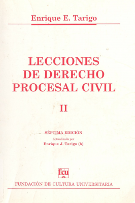 Lecciones de Derecho Procesal Civil