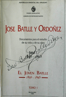 José Batlle y Ordóñez : el joven Batlle