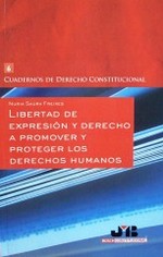 Libertad de expresión y derecho a promover y proteger los derechos humanos