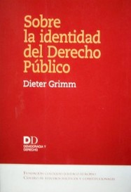 Sobre la identidad del Derecho Público