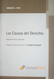 Las causas del Derecho