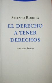 El derecho a tener derechos