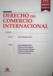 Derecho del comercio internacional