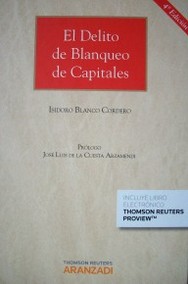 El delito de blanqueo de capitales