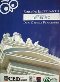 Historia del Derecho : edición estudiantil