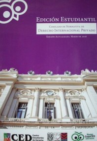 Compilado de normativa de Derecho Internacional Privado : edición estudiantil