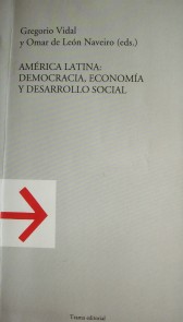 América Latina : democracia, economía y desarrollo social