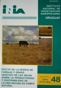 Efecto de la oferta de forraje y grupo genético de las vacas sobre la productividad y sostenibilidad de la cría vacuna en campo natural