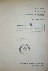 Macbeth : "la tragedia Shakespeariana"