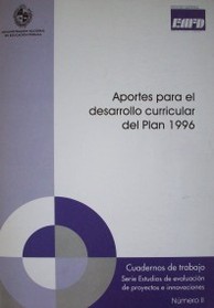 Aportes para el desarrollo curricular del Plan 1996