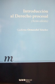 Introducción al Derecho Procesal