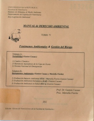 Manual de Derecho Ambiental