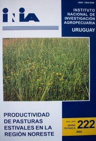 Productividad de pasturas estivales en la región noreste