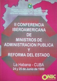 Conferencia Iberoamericana de Ministros de Administración Pública y Reforma del Estado (2ª)