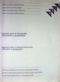 Agenda para el desarrollo : reflexiones y propuestas = Agenda para o desenvolvimento : reflexões e propostas