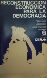 Reconstrucción económica para la democracia