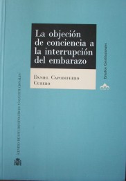 La objeción de conciencia a la interrupción del embarazo