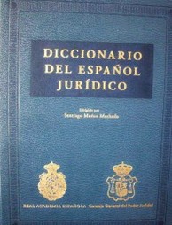 Diccionario del español jurídico