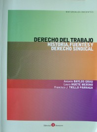 Derecho del trabajo : historia, fuentes y derecho sindical