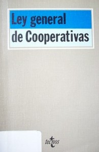 Ley general de cooperativas