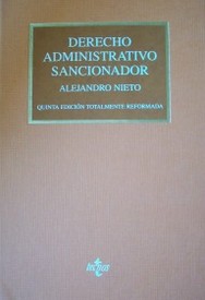 Derecho Administrativo sancionador