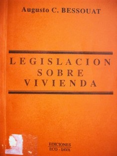 Legislación sobre vivienda