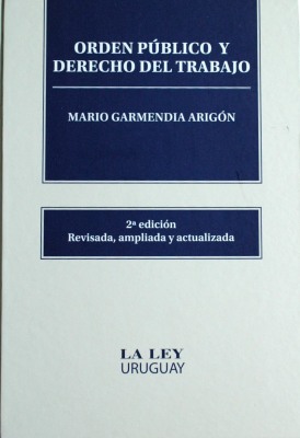 Orden público y derecho del trabajo