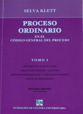 Proceso ordinario en el Código General del Proceso