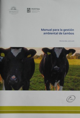 Manual para la gestión ambiental de tambos