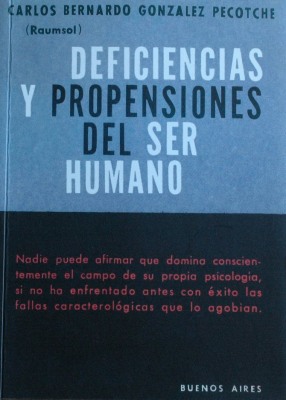 Deficiencias y propensiones del ser humano