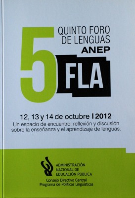 Foro de Lenguas de ANEP (5º)