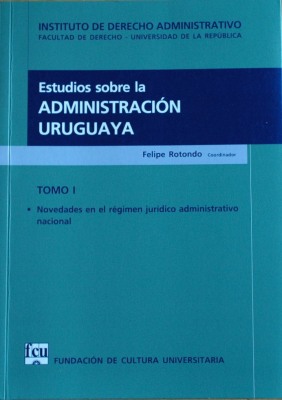Estudios sobre la administración uruguaya