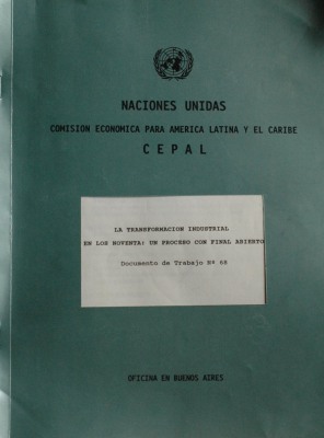 La transformación industrial en los noventa : un proceso con final abierto