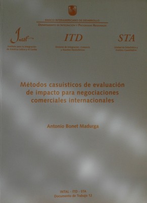 Métodos casuísticos de evaluación de impacto para negociaciones comerciales internacionales