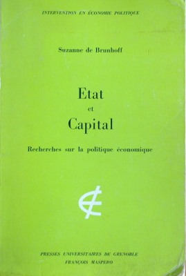 Etat et capital : recherches sur la politique économique