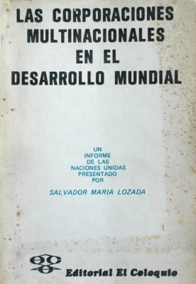 Las corporaciones multinacionales en el desarrollo mundial