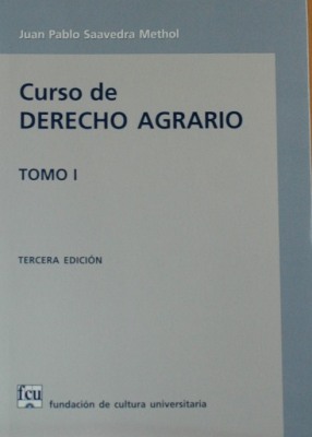 Curso de Derecho Agrario