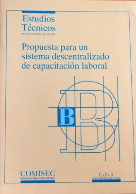 Propuesta para un sistema descentralizado de capacitación laboral