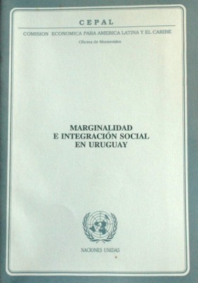 Marginalidad e integración social en Uruguay
