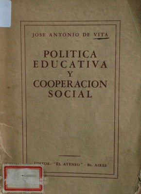 Política educativa y cooperación social