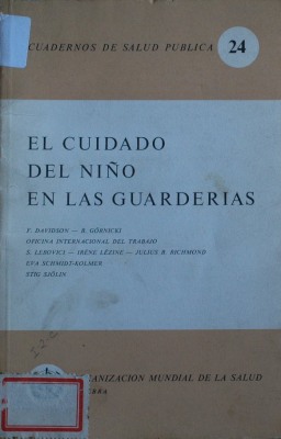 El cuidado del niño en las guarderías