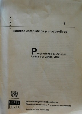 Proyecciones de América Latina y el Caribe, 2003