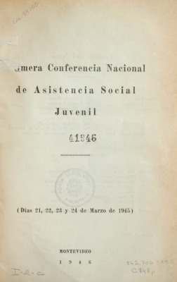 Primera Conferencia Nacional de Asistencia Social Juvenil
