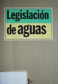 Legislación de aguas