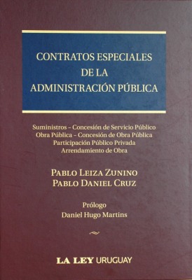 Contratos especiales de la administración pública