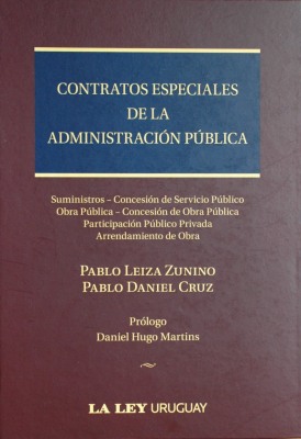 Contratos especiales de la administración pública